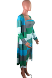 Coat Pit Bar Boob Tube Top Dress Plus Coat In The Long QZ4329