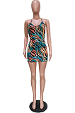 Spring Summer Sexy V Neck Sling Dresses BBN151