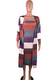 Coat Pit Bar Boob Tube Top Dress Plus Coat In The Long QZ4329