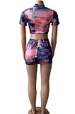 Fashion Women Letter Printing Skirts Sets BNB76