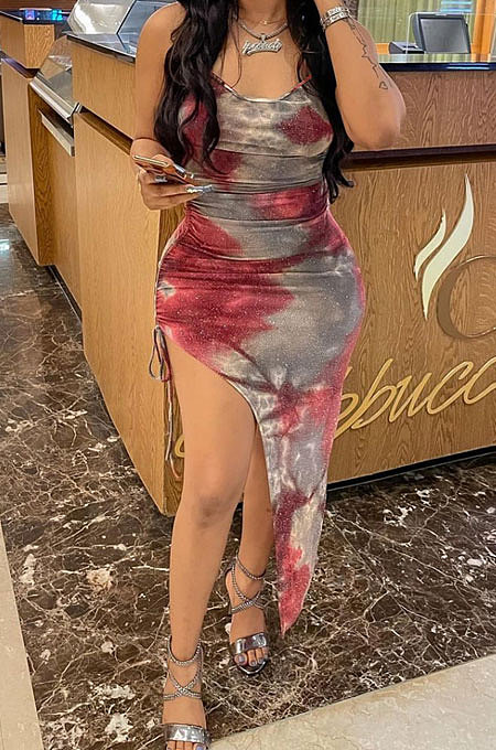 Gallus Red Midi Dress JR3605