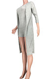 Fashion Casual Womne Pit Bar Jumpsuits Cloak Two-Pieces MDF5153