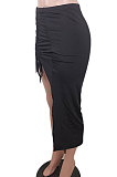 Fashion Black Soft Skirts BLE2272