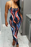 Women Net Yarn Perspective Spliced Sexy Bodycon Jumpsuits FA7182