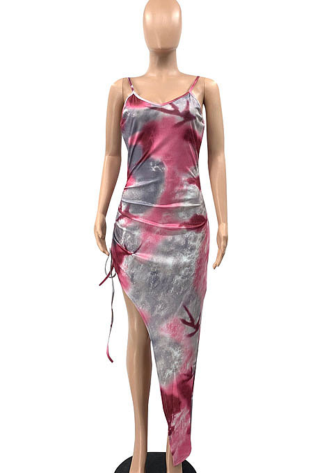 Gallus Red Midi Dress JR3605