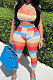 Pit Bar Printing One Shoulder Pants Sets DMM8165
