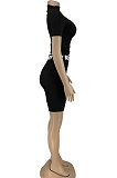 Euramerican Fashion Letter Printing Tight Shape Shorts Sets DN8595