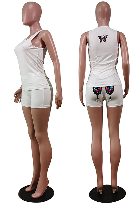 Fashion Sexy Print Colorful Two-Piece WY6760