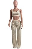 Sexy Fashion Pure Color Two-Piece NRS8058