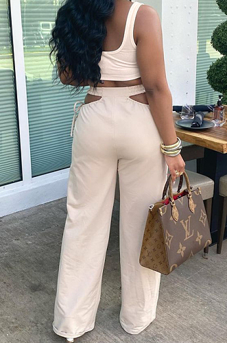 Sexy Fashion Pure Color Two-Piece NRS8058