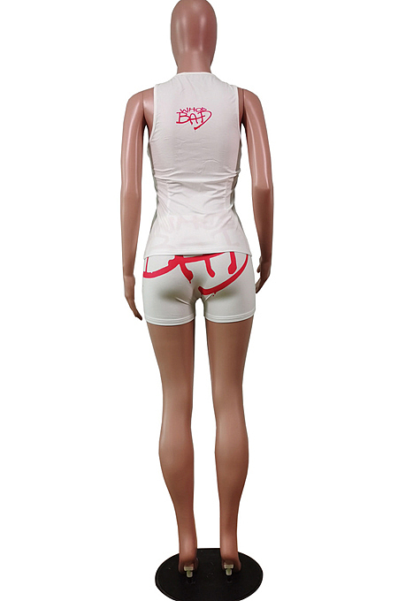 Fashion Sexy Print Colorful Two-Piece WY6760