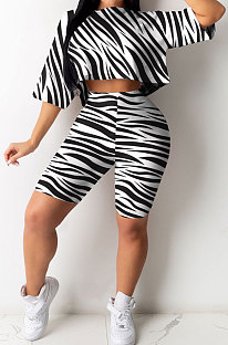 Fashion Sexy Casual Round Neck Sport Shorts Sets GHH003