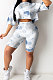 Women Trendy Sexy Casual Round Neck Shorts Sets GHH002