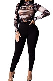 Knitting Printing Tight Pants Sets CCY8310