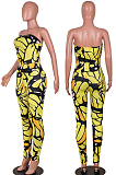 Euramerican Colorful Print Sleeveless Jumpsuits MD404