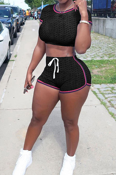 Women Sport Pure Color Yoga Two-Pieces LD9131