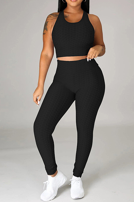 Euramerican Vest Long Pants Sport Yoga Suit MD414