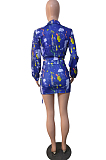 euramerican Fashion Print Bind Three Piece  T204