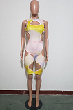 Fashion Women Sexy Tight  Shorts Hole Jumpsuits JH223