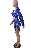euramerican Fashion Print Bind Three Piece  T204