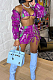 euramerican Fashion Print Bind Three Piece  T204