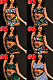 Graphic Randomly Print Shorts Set