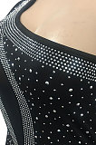 Women Sexy Club Net Yarn Irregular Long Dress XZ5028
