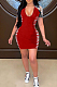 Euramerican Print Spliced Casual Dresses SXS6037