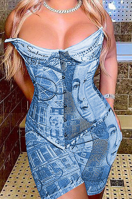 Trendy Women U Neck Sexy Cultivate One's Morality Shorts Sets MF6610