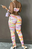 Fashion Womne Printing Backless Sexy Bodycon Jumpsuits NL6054