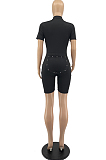 Sexy Hip Button Cultivate One's Morality Zipper Jumpsuits YYF8180
