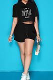 Casual Sport Letter Print Two-Piece CCN1839