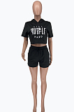 Casual Sport Letter Print Two-Piece CCN1839