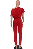 Inclined Shoulder With A Pocket Casual Two-Piece CCN1838