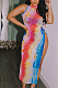 Night Club Sexy Net Yarn Pesspective Long Dress LML207