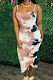 Printing Sexy Gallus Midi Dress AWL5859