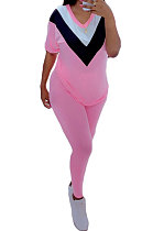 Short Sleeve Long pants Sport Two-Pieces AWL5858