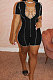 V Neck Sexy Hollow Out Bind Romper Shorts BE8020