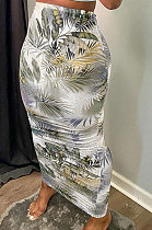 Printing Sexy Package Buttocks Long Skirts MLM9047