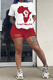 Fashion Womne Printing Casual Shorts Sets BE8013