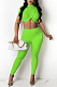 Pure Color Silky Milk Fiber Casual Two-Piece DR8093