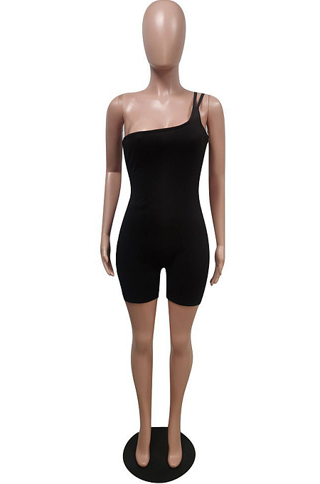 Pit Bar Backless High Elastic Sport Jumpsuit F8349