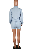 Sexy Casual Tight Shorts Shirt Two-Piece C3003