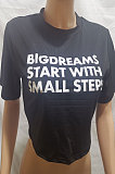 Round Neck Printing Top T Shirts BLE2243