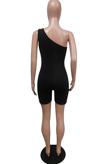 Pit Bar Backless High Elastic Sport Jumpsuit F8349