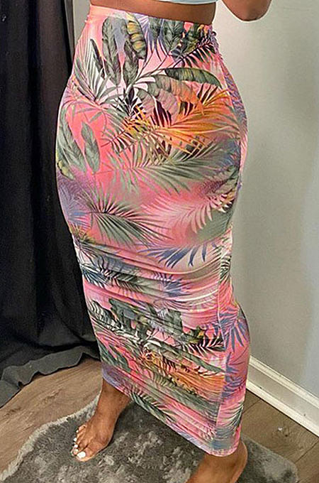 Printing Sexy Package Buttocks Long Skirts MLM9047