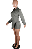 Sexy Casual Tight Shorts Shirt Two-Piece C3003