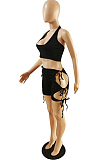 Sexy Brace Vest Shorts Casual Two-Piece MLL166