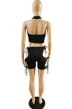Sexy Brace Vest Shorts Casual Two-Piece MLL166