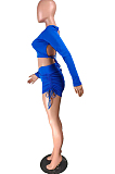 Fshion Bind Drwsting Pure Color Casual Two-Piece NYZ6001